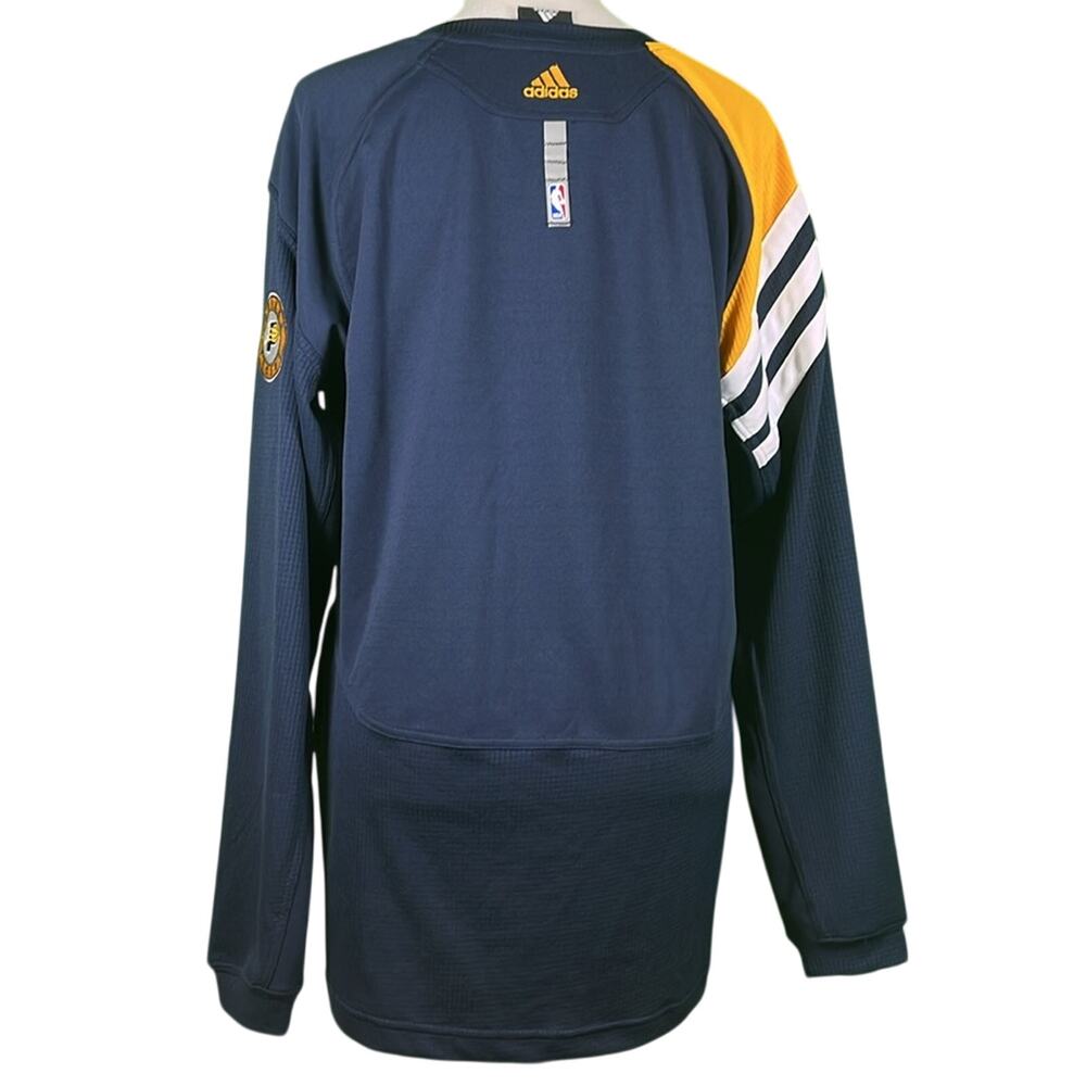 Adidas Indiana Pacers Long Sleeve Navy Jersey Size XL 18/20 - Picture 4 of 5